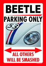 BEETLE PARKING ONLY